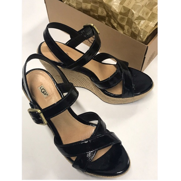 UGG Shoes - UGG Jackilyn Espadrille Wedge Sandals Size 7.5